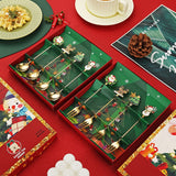 Set 4 Lingurite, Flippy, Tema Craciun, Model Carry The Merry, 4 Modele, din Otel Inoxidabil, 19.5 x 16 x 2 cm, Multicolor - vivimall.ro