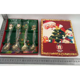 Set 4 Lingurite, Flippy, Tema Craciun, Model Carry The Merry, 4 Modele, din Otel Inoxidabil, 19.5 x 16 x 2 cm, Multicolor - vivimall.ro