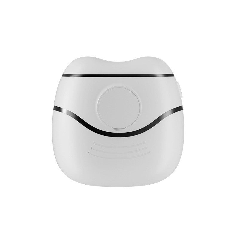 Unghiera Electrica, Vivimall, Aparat de Tuns Unghiile pentru Copii si Adulti, Portabila cu 2 Baterii AA, Zgomot redus 50 db, 7.4 x 7.3 x 3 cm, Alb Negru