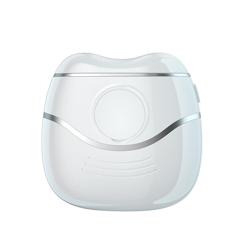 Unghiera Electrica, Vivimall, Aparat de Tuns Unghiile pentru Copii si Adulti, Portabila cu 2 Baterii AA, Zgomot redus 50 db, 7.4 x 7.3 x 3 cm, Alba - vivimall.ro