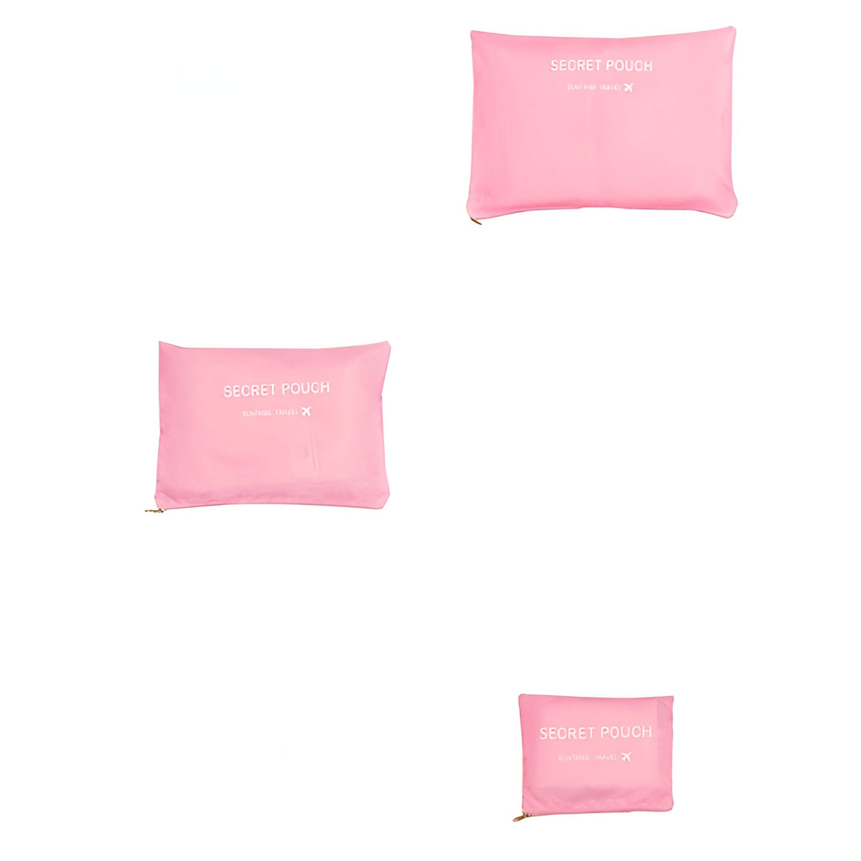 Set 6 Genè›I De Calatorie, Pentru Depozitare, Impermeabile, Organizator, Multifuncè›Ionale, Design Cu Plasa, Pliabile, Fermoar, Dimensiuni Diferite - vivimall.ro