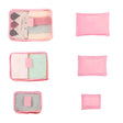 Set 6 Genè›I De Calatorie, Pentru Depozitare, Impermeabile, Organizator, Multifuncè›Ionale, Design Cu Plasa, Pliabile, Fermoar, Dimensiuni Diferite - vivimall.ro