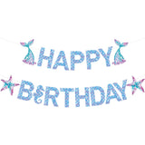 Banner Happy Birthday Mermaid | Mermaidia - vivimall.ro