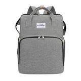 Rucsac Multifunctional Pentru Mamici, Cu Patut Pliabil Si Baza De Schimbat, Rezistent La Apa, Capacitate Mare, Usor, Compartimente Multiple, Buzunar Termic Pentru Lapte