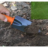 Set 12 Unelte De Gradina, Pentru Plantare Prelucrare Sol Si Ingrijire Plante, Manere Portocalii, Material Pvc Si Cardboard, Cutie Inclusa, 37X28 Cm, Negru - vivimall.ro