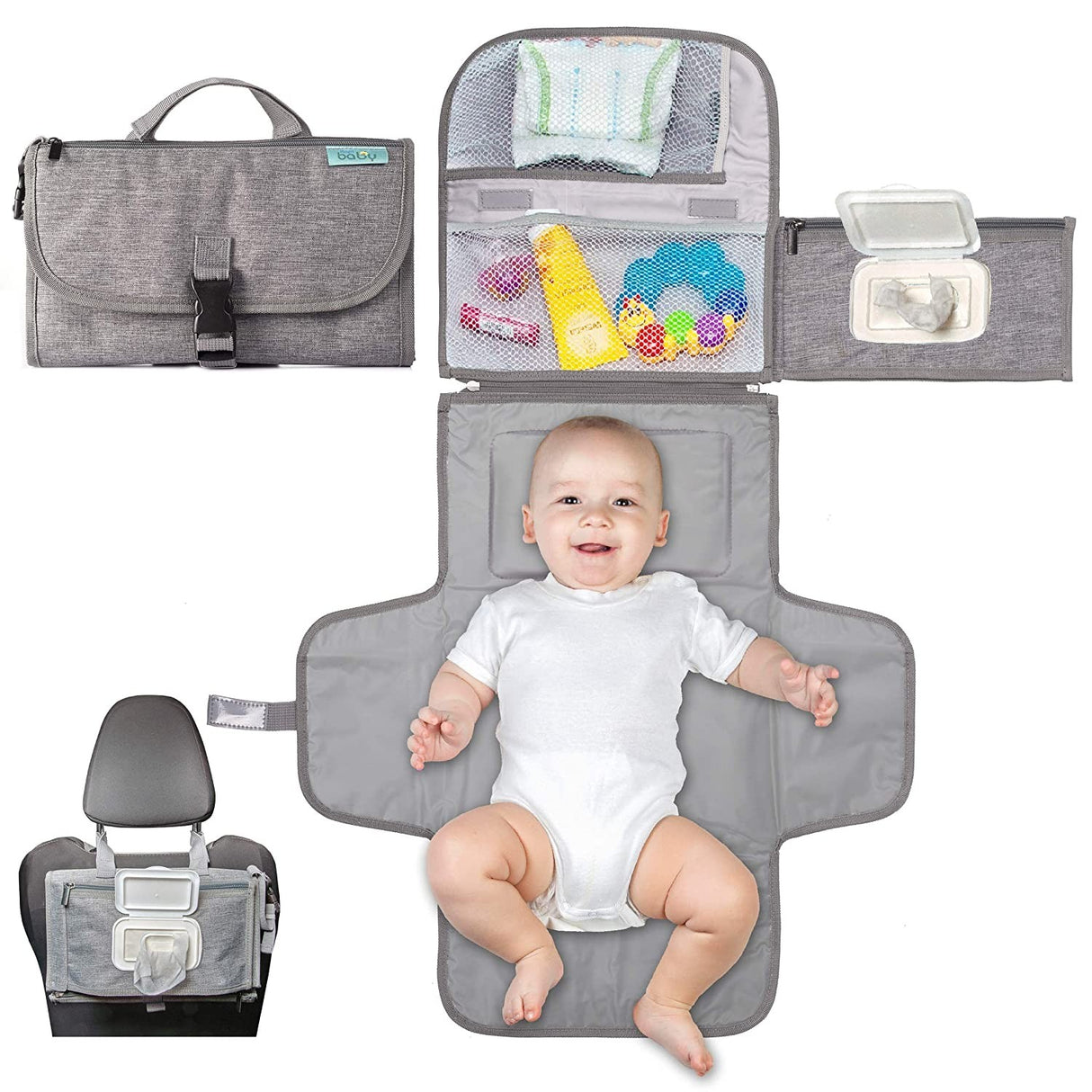 Geanta Multifunctionala Aleza De Schimbat Scutece | BabyGo