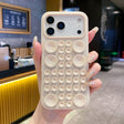 Husa pentru Telefon cu Ventuze, Vivimall, pentru iPhone 17 Pro Max, Crem - vivimall.ro