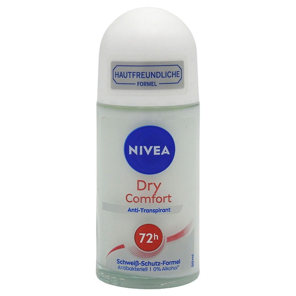 Antiperspirant Roll On, NIVEA, Dry Comfort, 50 ml - vivimall.ro