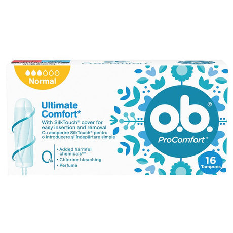 Tampoane Interne, OB, Procomfort Normal, Set 16 Bucati - vivimall.ro