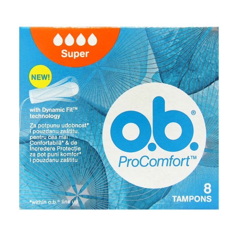 Ob Tampoane Interne 8 buc Procomfort Super
