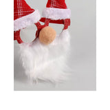 Ochelari de Craciun, Flippy, cu Nas si Barba, Model Mos Craciun, 24x14cm, Rosu