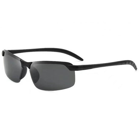 Ochelari de Soare, Vivimall, Polarizati, pentru Condus, Ciclism, 400 UV, cu Lentila Neagra pentru Protectie, Rama Neagra, Pc, 14 x 3.7 cm, 15.2 g - vivimall.ro