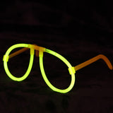 Ochelari Decorativi, Vivimall, din Plastic, Fluorescenti, Accesoriu Petrecere, Galben - vivimall.ro