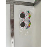 Ochelari Happy Birthday, Tematica Aniversare, Protectie Soare, Din Plastic, Model Prajiturele,