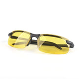 Ochelari pentru Viziune pe Timp de Noapte, Vivimall, Polarizati, pentru Condus, Ciclism, cu Lentila Galbena, pentru Protectie, Rama Neagra, Pc, 14 x 3.7 cm, 15.2 g - vivimall.ro