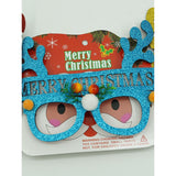 Ochelari petrecere de Craciun, Albastru, din Plastic si Poliester, Flippy - vivimall.ro