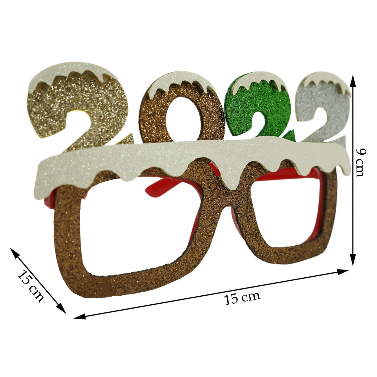 Ochelari Petrecere De Revelion, 2022, Din Plastic Si Poliester