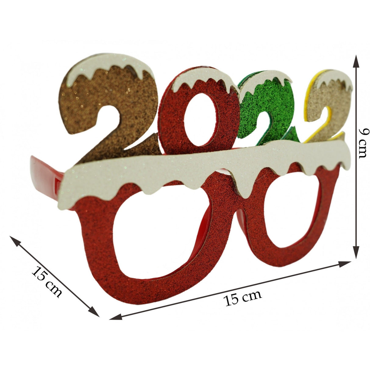 Ochelari Petrecere De Revelion, 2022, Din Plastic Si Poliester