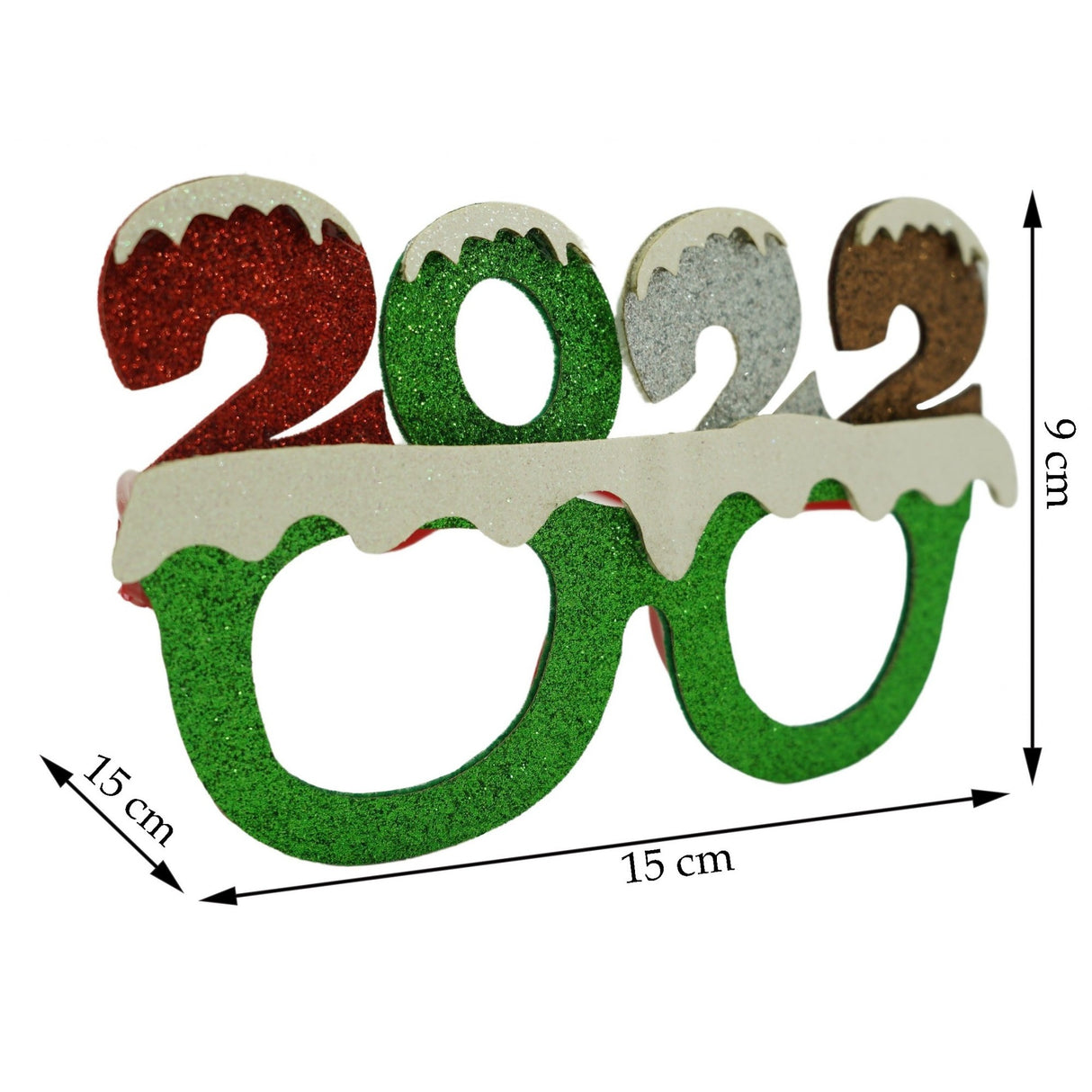 Ochelari Petrecere De Revelion, 2022, Din Plastic Si Poliester