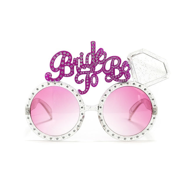 Ochelarii Decorativi, Vivimall, Tema Nunta, Model Bride to Be, din Plastic, Roz - vivimall.ro