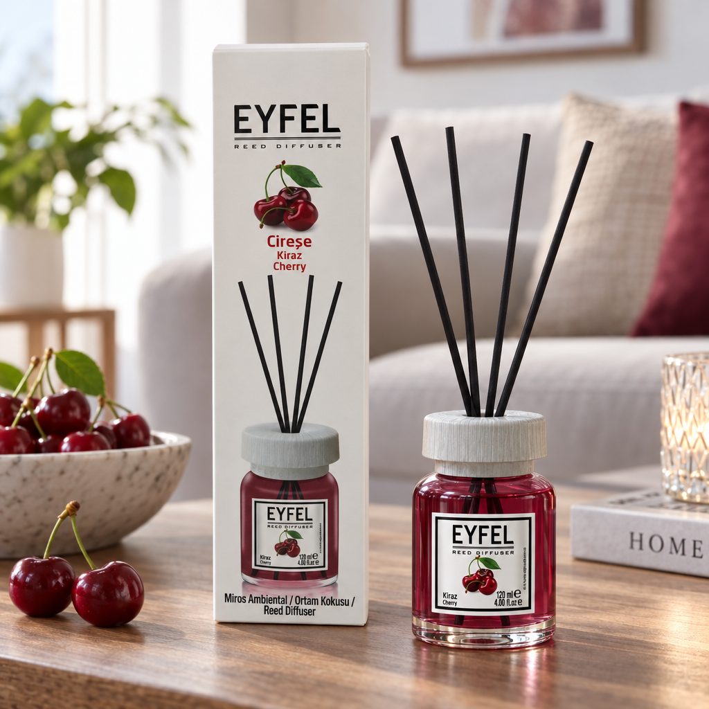 Odorizant Camera cu Difuzor, Eyfel, 120 ml Cirese