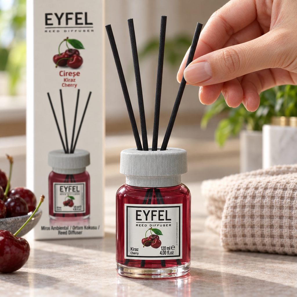 Odorizant Camera cu Difuzor, Eyfel, 120 ml Cirese