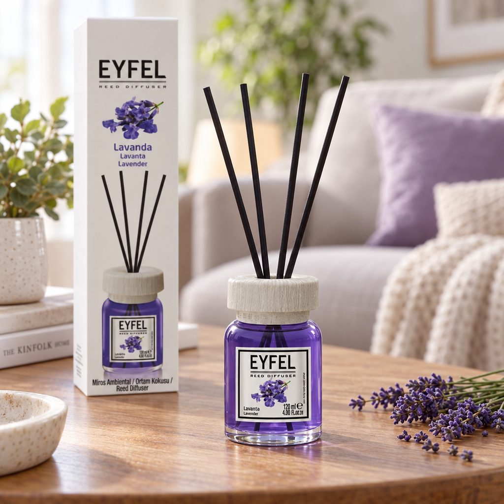 Odorizant Camera cu Difuzor, Eyfel, 120 ml Lavanda