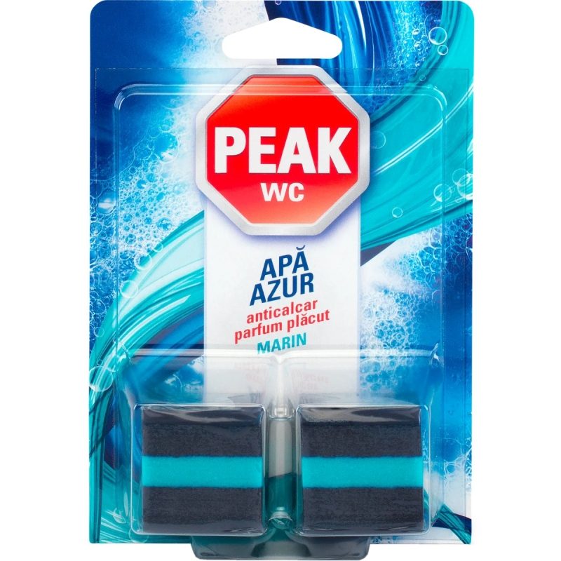 Odorizant WC, Peak, Tablete 2 X 50 g Azur