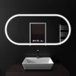 Oglinda Led Ovala, Altera Senzor Motionglow Marcello, Sistem Dezaburire, Ceas & Termometru - vivimall.ro