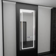 Oglinda Led Rectangulara, Alessia Senzor Radar Marcello, Sistem Dezaburire, Ceas & Termometru, Dimabila - vivimall.ro