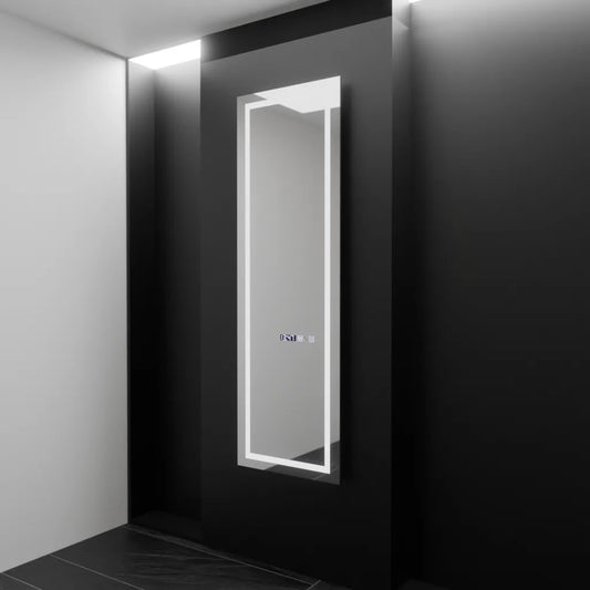 Oglinda Led Rectangulara, Giulia Senzor Radar Marcello, Sistem Dezaburire, Ceas & Termometru, Dimabila - vivimall.ro