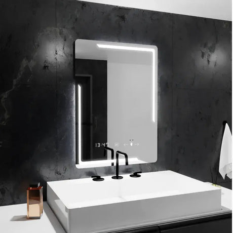 Oglinda Led Rectangulara, Rayonnement Motionglow Marcello, Sistem Dezaburire, Ceas & Termometru - vivimall.ro