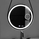 Oglinda Led Rotunda, 60Cm, Micah Senzor Motionglow Marcello, Sistem Dezaburire, Ceas & Termometru, Lupa Cosmetica - vivimall.ro