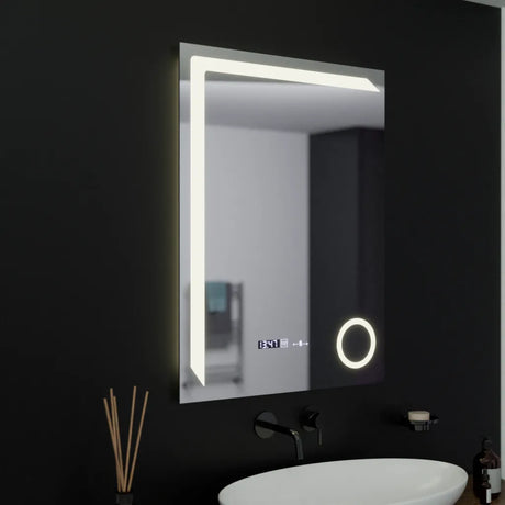 Oglindă LED Rectangulară Precision Marcello | Motionglow - vivimall.ro