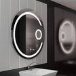 Oglinda Led Rotunda, 70Cm, Visio Motionglow Marcello, Sistem Dezaburire, Ceas & Termometru, Lupa Cosmetica - vivimall.ro