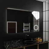 Oglinda Led Rectangulara, Celeste Motionglow Marcello, Sistem Dezaburire, Ceas & Termometru, Lupa Cosmetica - vivimall.ro