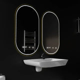 Oglinda Led Ovala, Roven Senzor Motionglow Marcello, Sistem Dezaburire, Ceas & Termometru - vivimall.ro