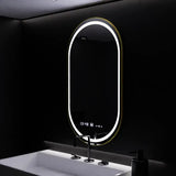 Oglinda Led Ovala, Roven Senzor Motionglow Marcello, Sistem Dezaburire, Ceas & Termometru - vivimall.ro