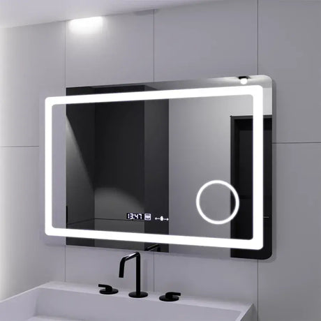 Oglinda Led Rectangulara, Souverain Motionglow Marcello, Sistem Dezaburire, Ceas & Termometru, Lupa Cosmetica - vivimall.ro