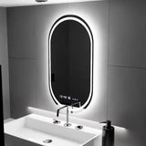 Oglindă LED Ovală Eminence Marcello | Motionglow - vivimall.ro