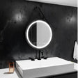 Oglindă LED Rotundă 50cm | Motionglow - vivimall.ro