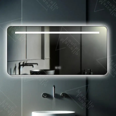 Oglinda Led Rectangulara, Touch Estassia Marcello, Sistem Dezaburire - vivimall.ro