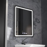 Oglinda Led Rectangulara, Favola Motionglow Marcello, Sistem Dezaburire, Ceas & Termometru - vivimall.ro