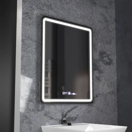 Oglinda Led Rectangulara, Favola Motionglow Marcello, Sistem Dezaburire, Ceas & Termometru - vivimall.ro