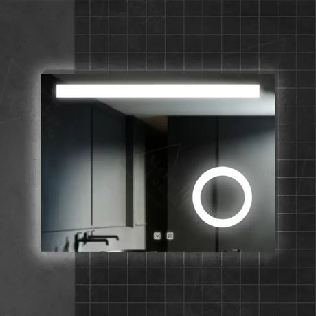 Oglinda Led Rectangulara, Piano Touch, Sistem Dezaburire - vivimall.ro