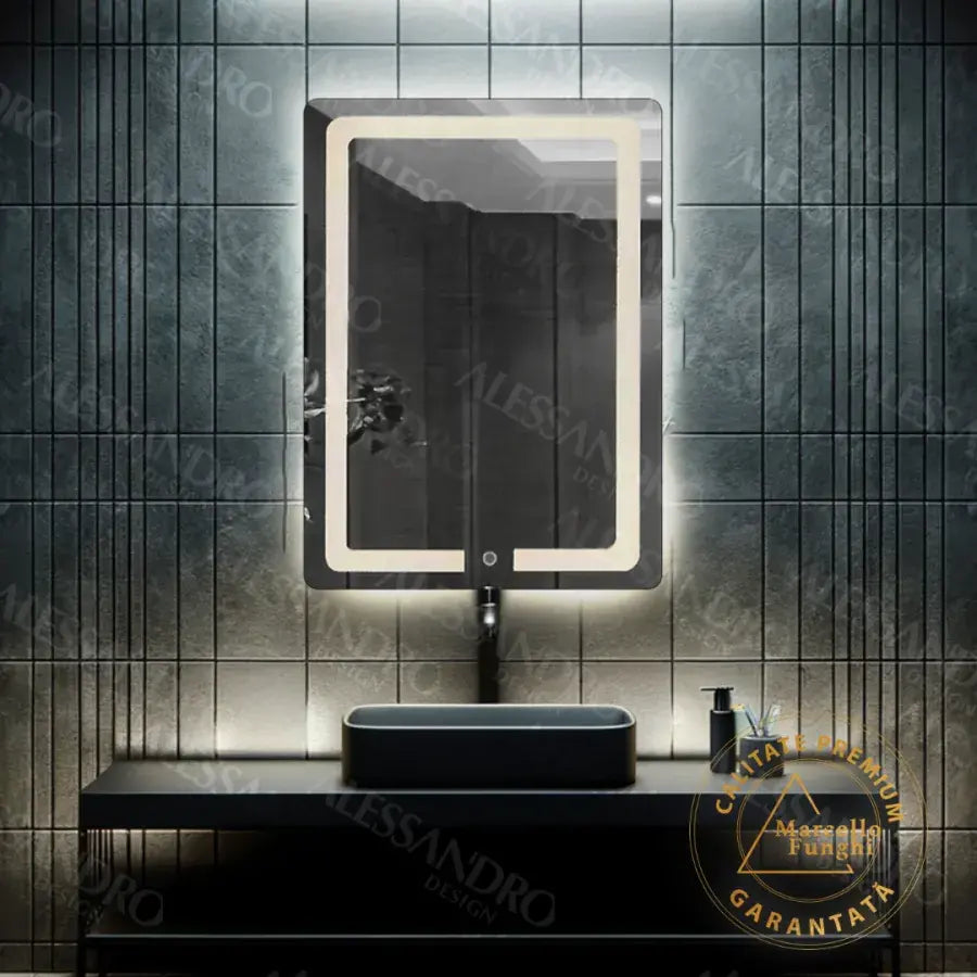 Oglinda Led Rectangulara,, Rhea Touch Marcello - vivimall.ro