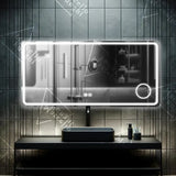 Oglinda Led Rectangulara, Souverain Motionglow Marcello, Sistem Dezaburire, Ceas & Termometru, Lupa Cosmetica - vivimall.ro