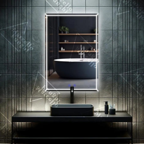 Oglinda Led Rectangulara, Villaytouch Marcello, Sistem Dezaburire - vivimall.ro