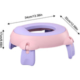 Olita Portabila, Flippy, pentru Calatorii, Confectionata din Spuma PU, 1-6 ani, 34x32x17 cm, Roz/Mov