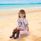 Olita Portabila, Flippy, pentru Calatorii, Confectionata din Spuma PU, 1-6 ani, 34x32x17 cm, Roz/Mov